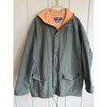 Vintage 90s Polo Sport Ralph Lauren Parka Jacket Green Tan Fleece Lined Men’s M
