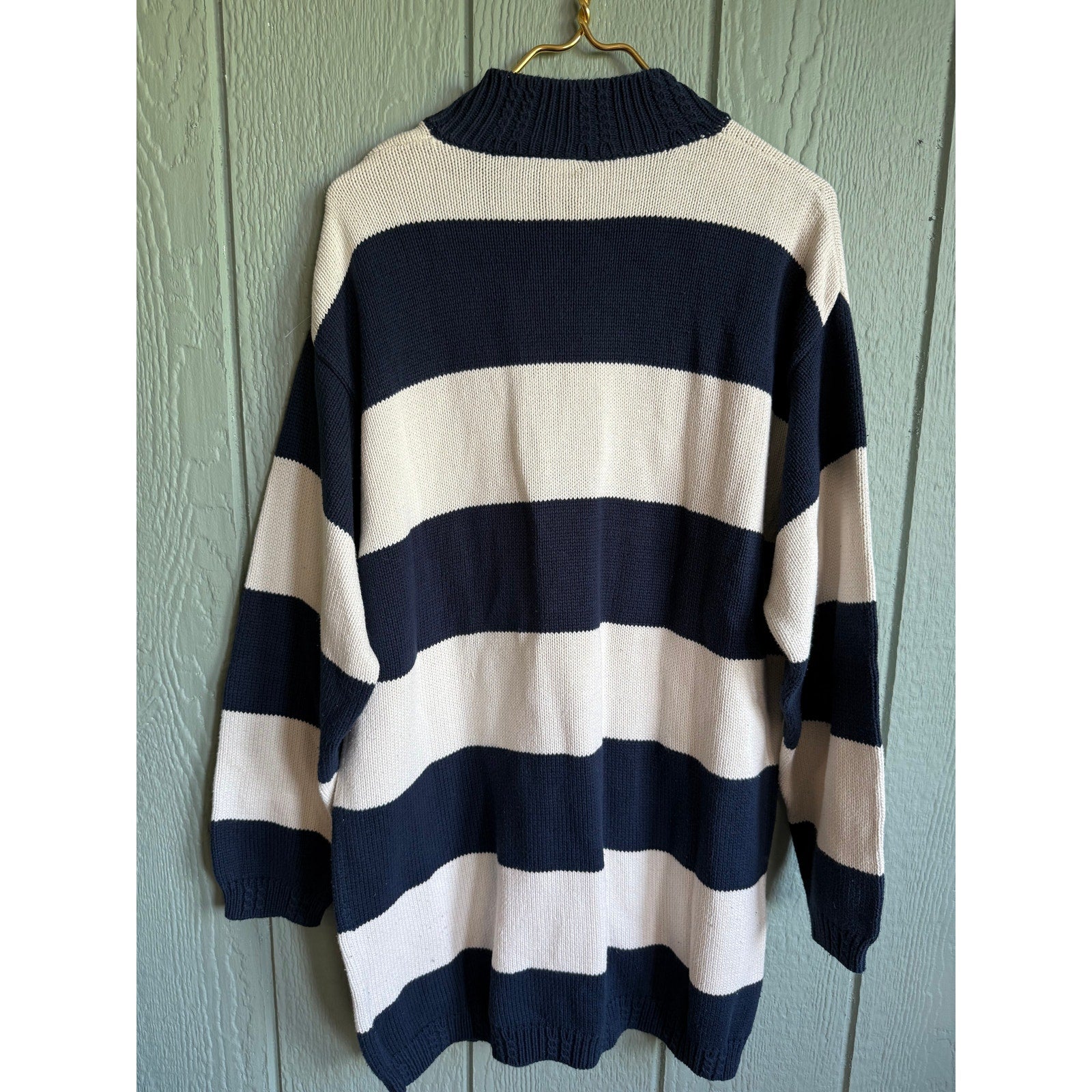 Vintage American Chunky Sweater Dress Tunic, Large