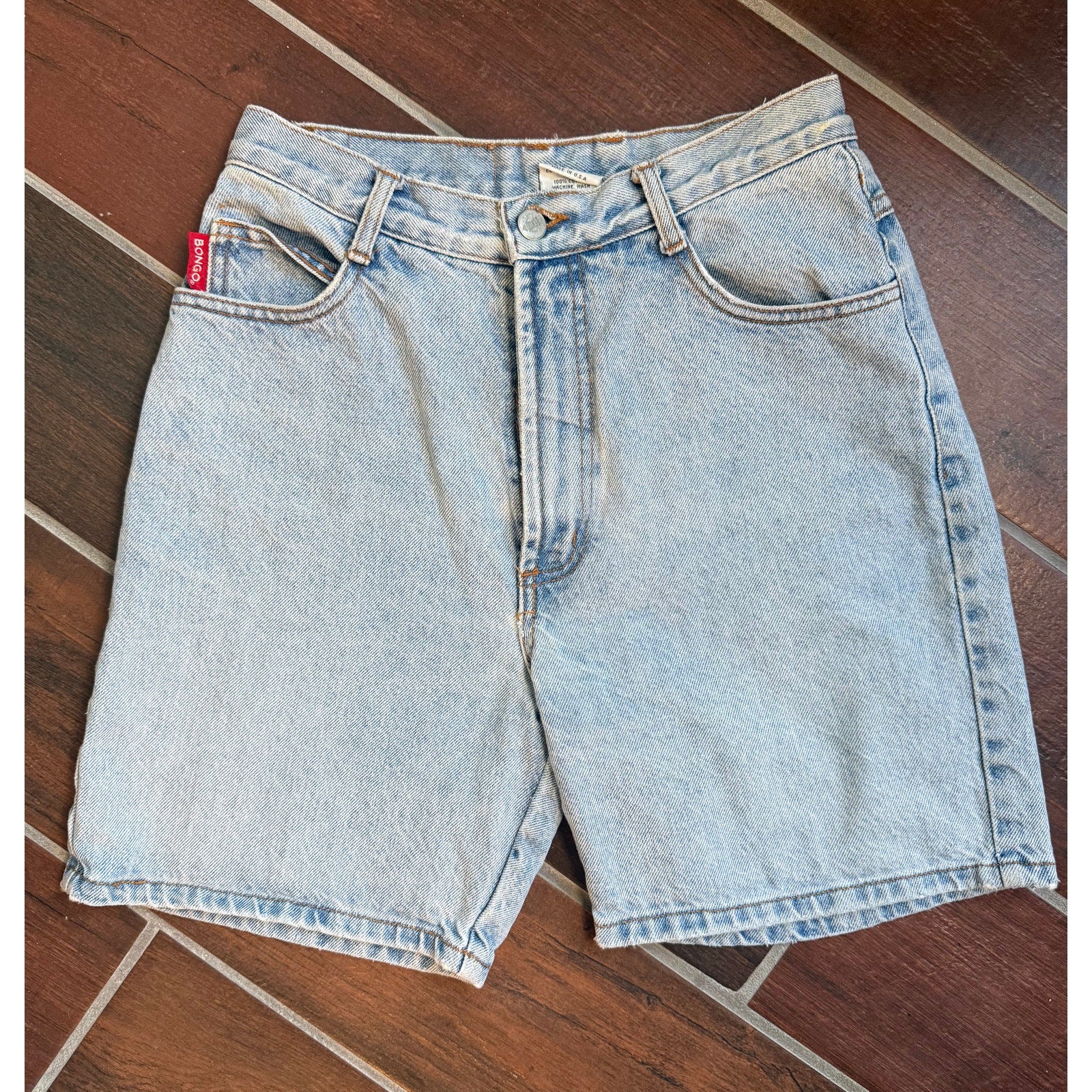 Vintage 90s Bongo Made In Usa Mom Shorts, Size 7