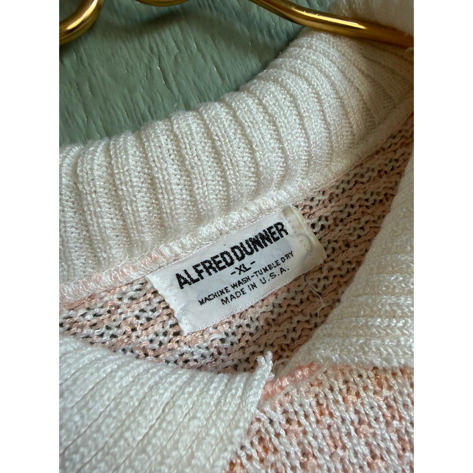 Vintage 90s Alfred Dunner Cottagecore Polo, Pink USA Size XL