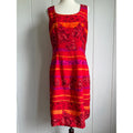 Vintage 90s Jessica Howard Floral Dress Size 10 Rose Print Sleeveless Midi