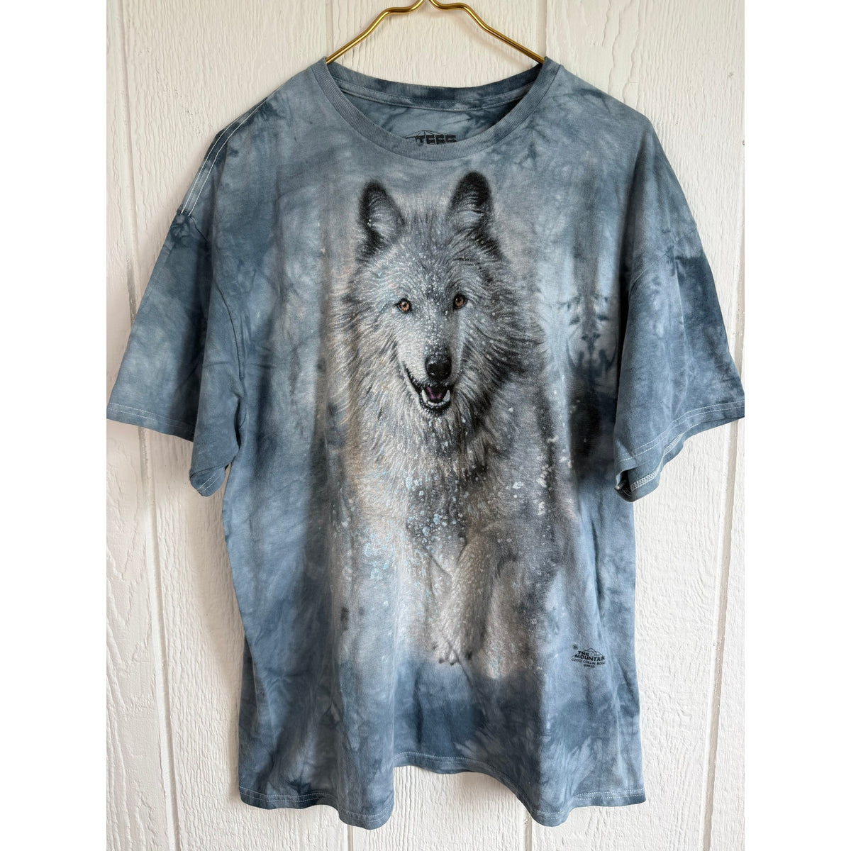 Y2K The Mountain Dye Wolf Tee Nature, XL