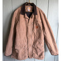 Rare Vintage 90s Carhartt Brown Quilt Lined Canyon Chore Jacket - Mens Large