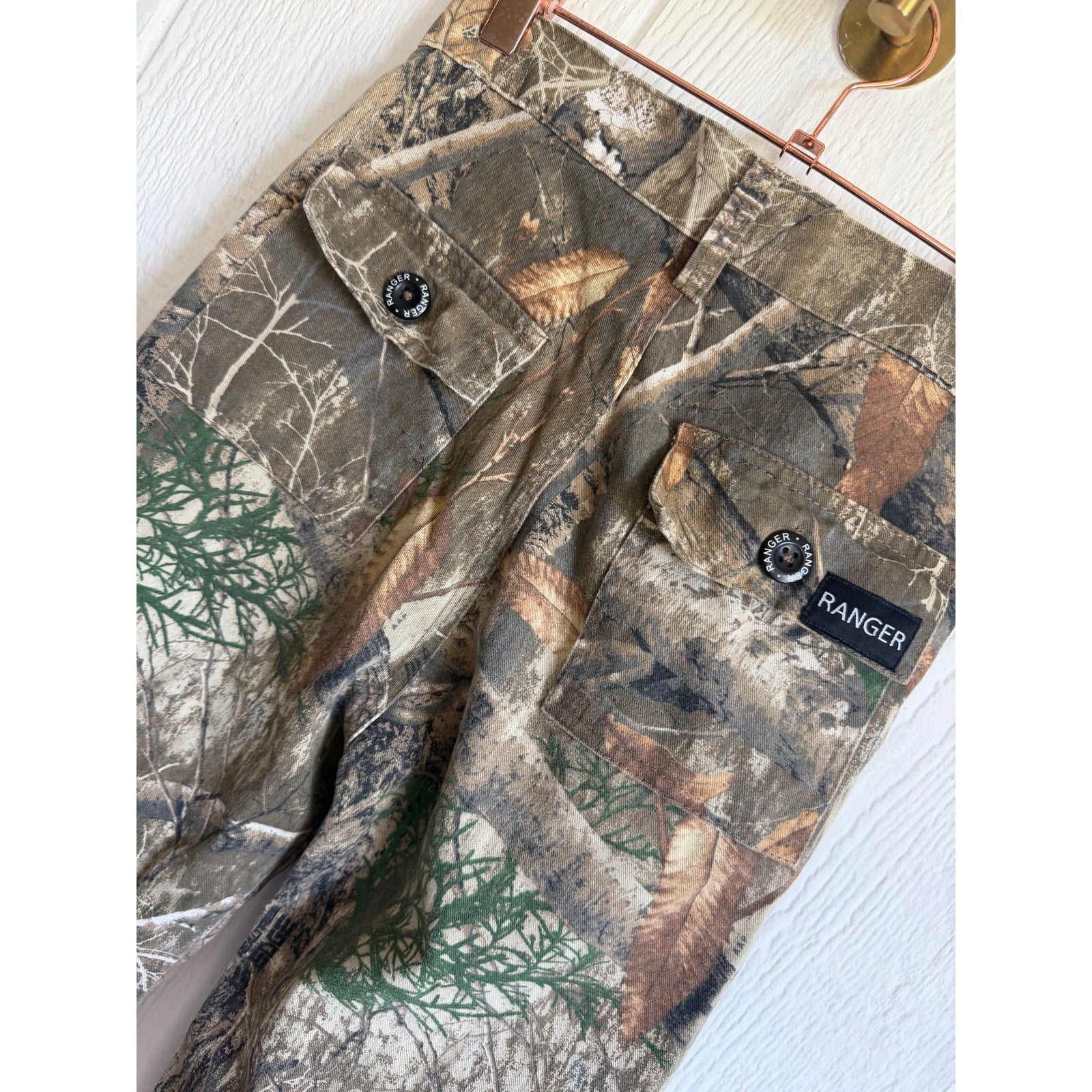 Ranger Realtree Edge Camo Cargo Pants Youth Size 10 Hunting Outdoor