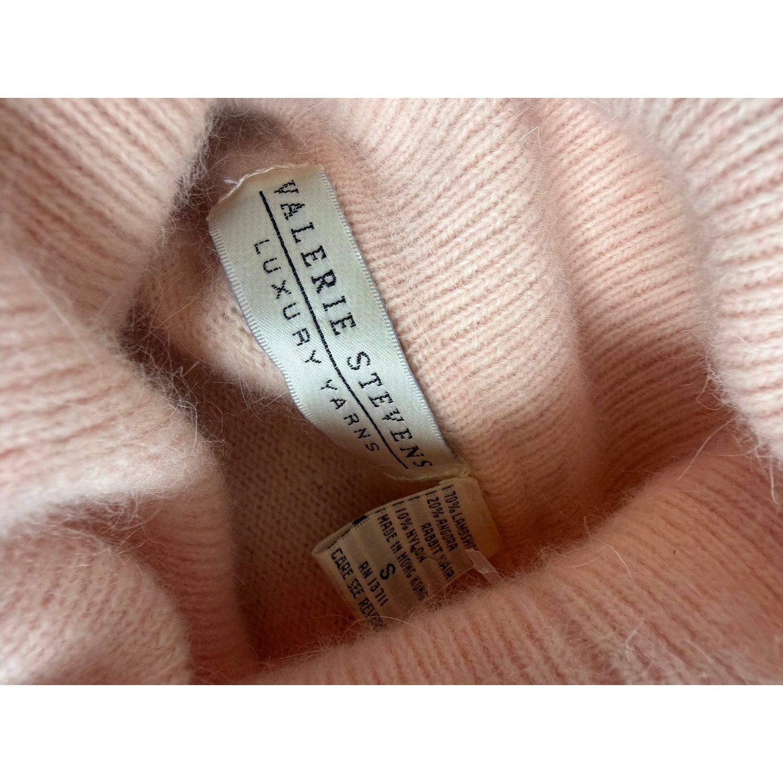 Vintage Valerie Stevens Luxury Lambswool Rabbit Hair Sweater, Small