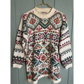 Vintage 90s Heirloom Collectibles Knit Sweater | Chunky Oversized Knit | Size M