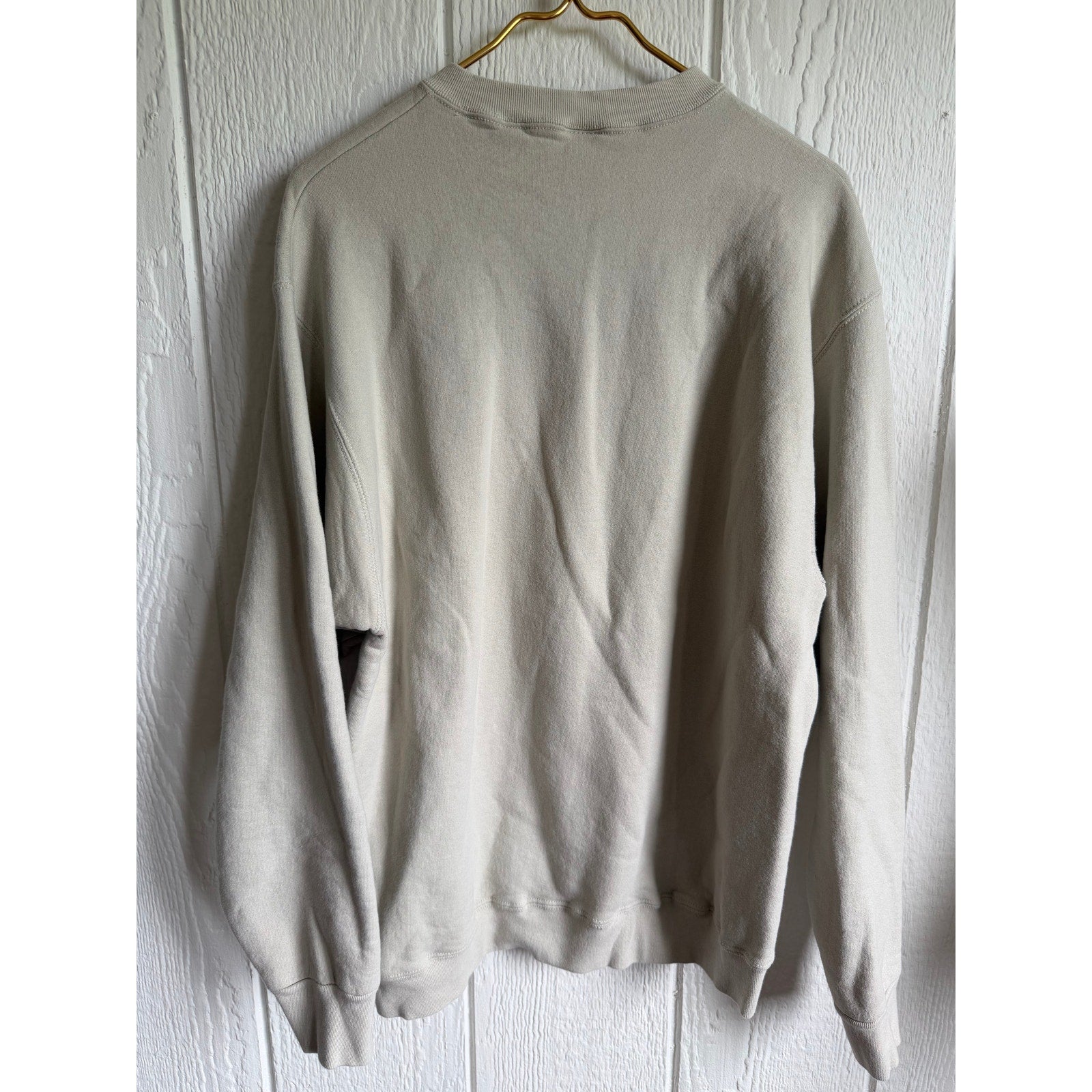 Vintage Farm Barn Crewneck Sweatshirt Large Heavy Cotton Rustic Country Graphic