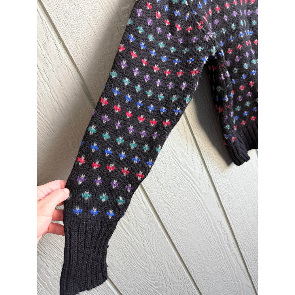 Vintage Boston Traders 100% Pure Wool Sweater | Colorful Knit | Unisex