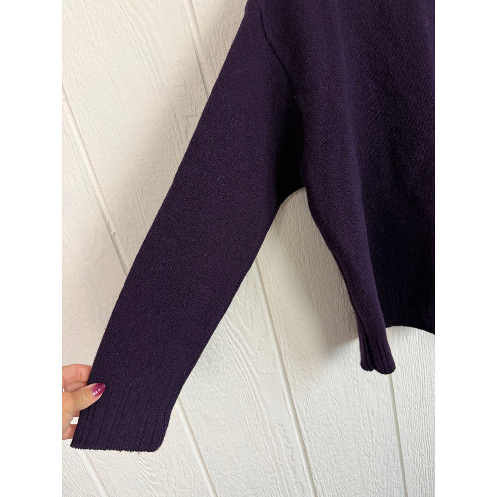 Vintage Liz Claiborne Collection Purple Wool Sweater USA Large
