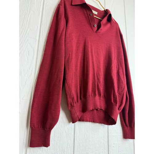 John W Nordstrom Extra Fine Merino Wool Sweater, Medium Italy