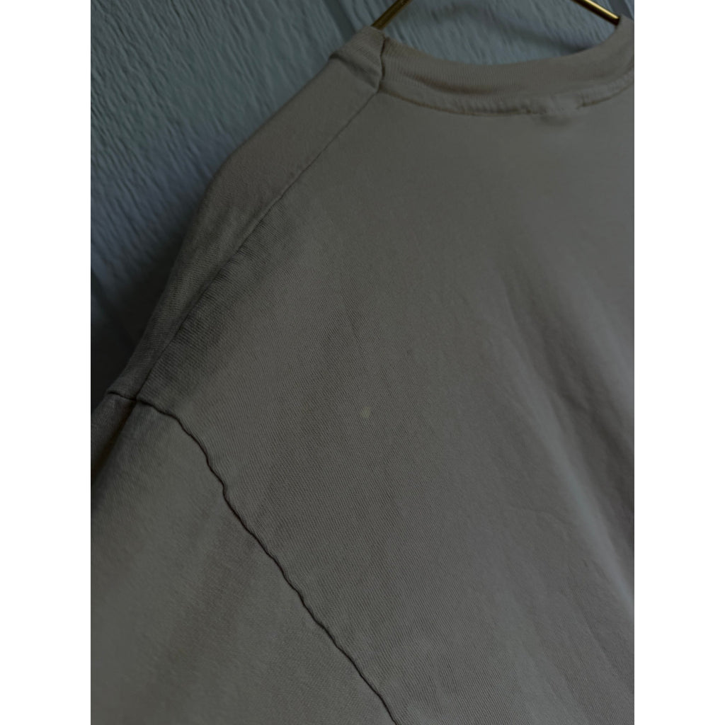 Vintage Single Stitch Fly Fishing Connecticut Graphic T Shirt Beige USA Made