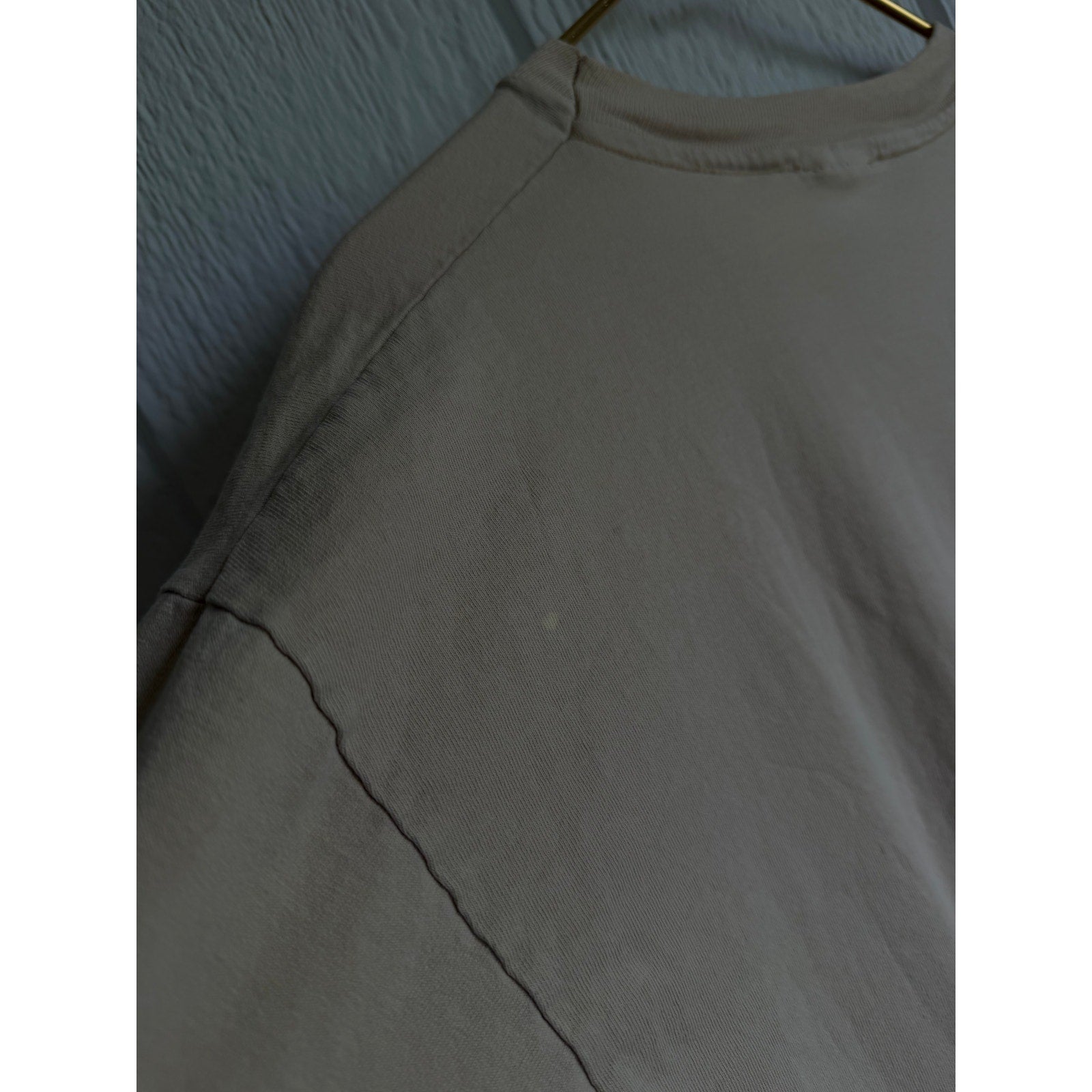 Vintage Single Stitch Fly Fishing Connecticut Graphic T Shirt Beige USA Made