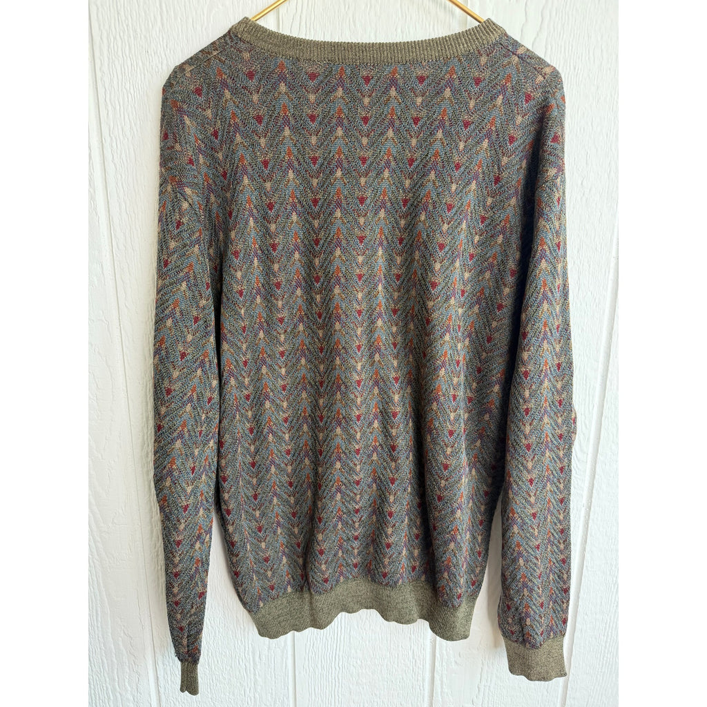 Vintage Tricots St. Raphael Grandpa Sweater, Medium USA Made