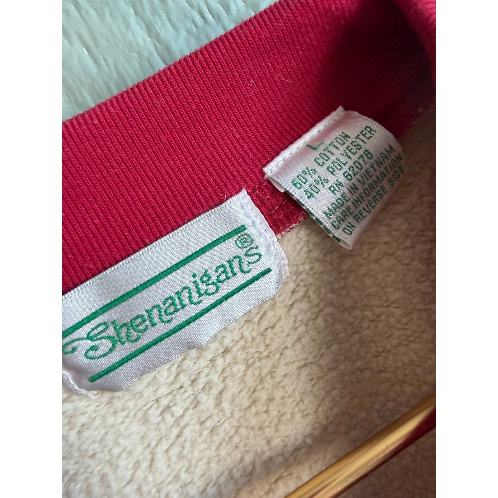 Vintage Shenanigans Fall Harvest Embroidered Sweatshirt | Size L | Pumpkin Wagon