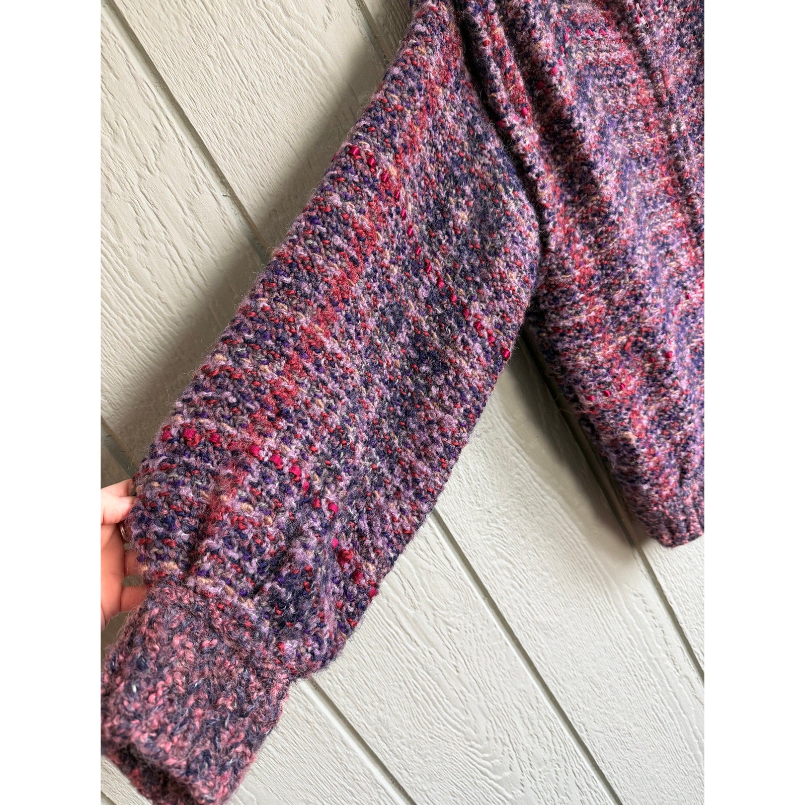 Vintage Tapestries Ireland Zip-Off Sleeve Wool Knit Jacket Sweater Ireland