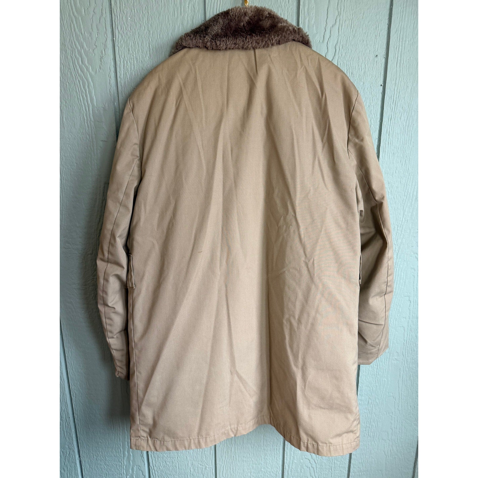 Vintage L.L. Bean Goose Down Parka Coat Jacket Made in USA Mens 46 Quilted