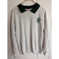 Vintage 90s Green Bay Packers Collared Pullover Sweatshirt, Size Large