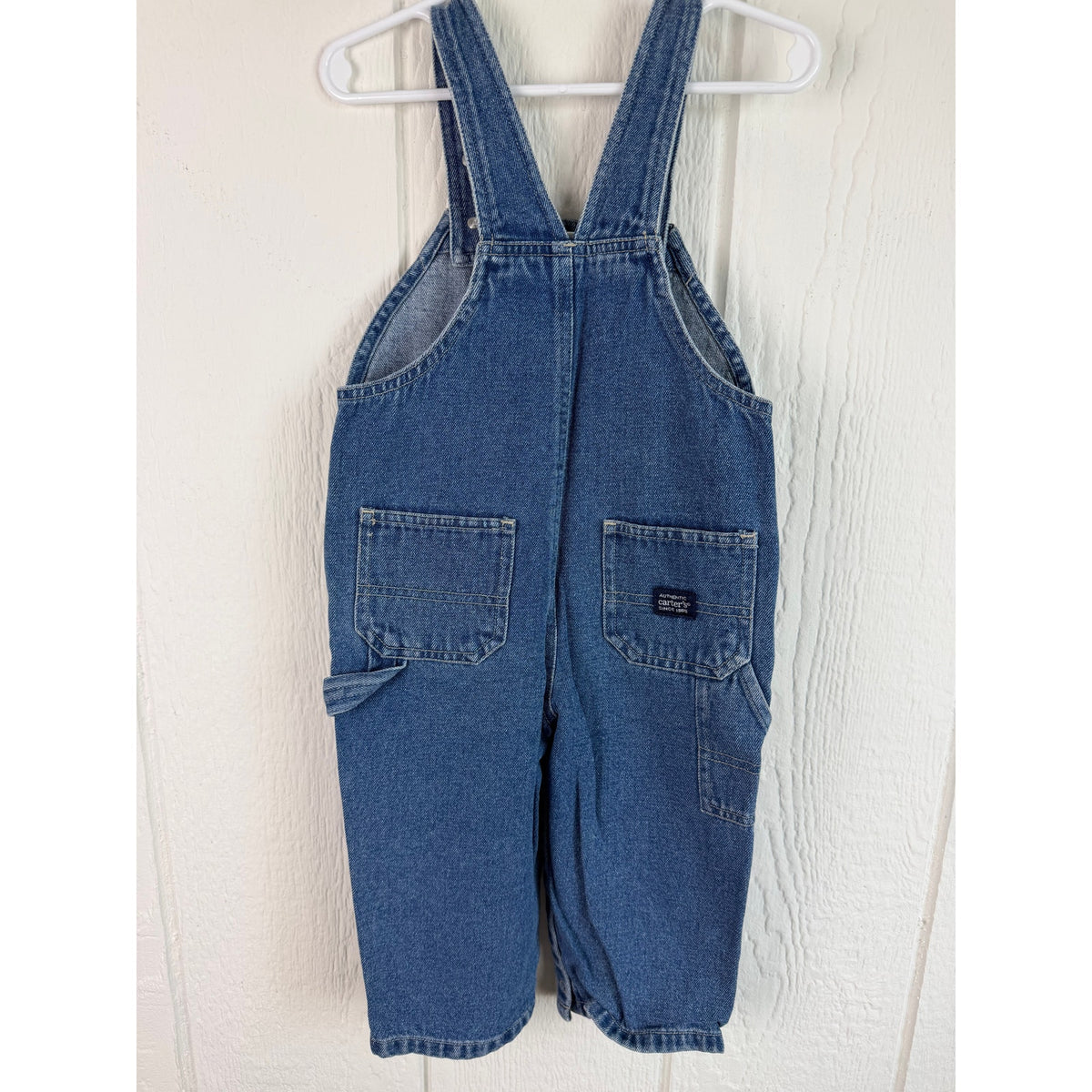 Vintage Carters Jean Overalls 18-24 Months Little Truck Logo