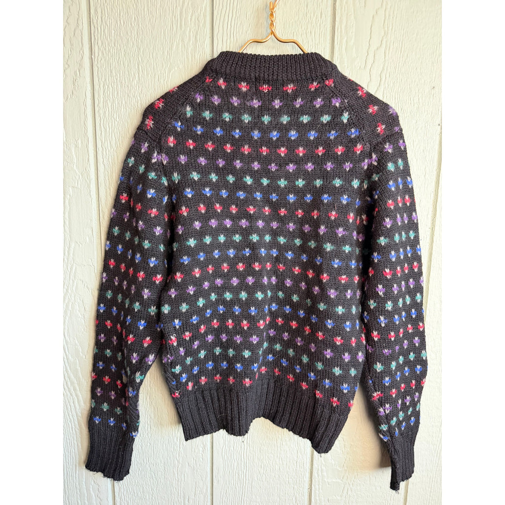 Vintage Boston Traders 100% Pure Wool Sweater | Colorful Knit | Unisex
