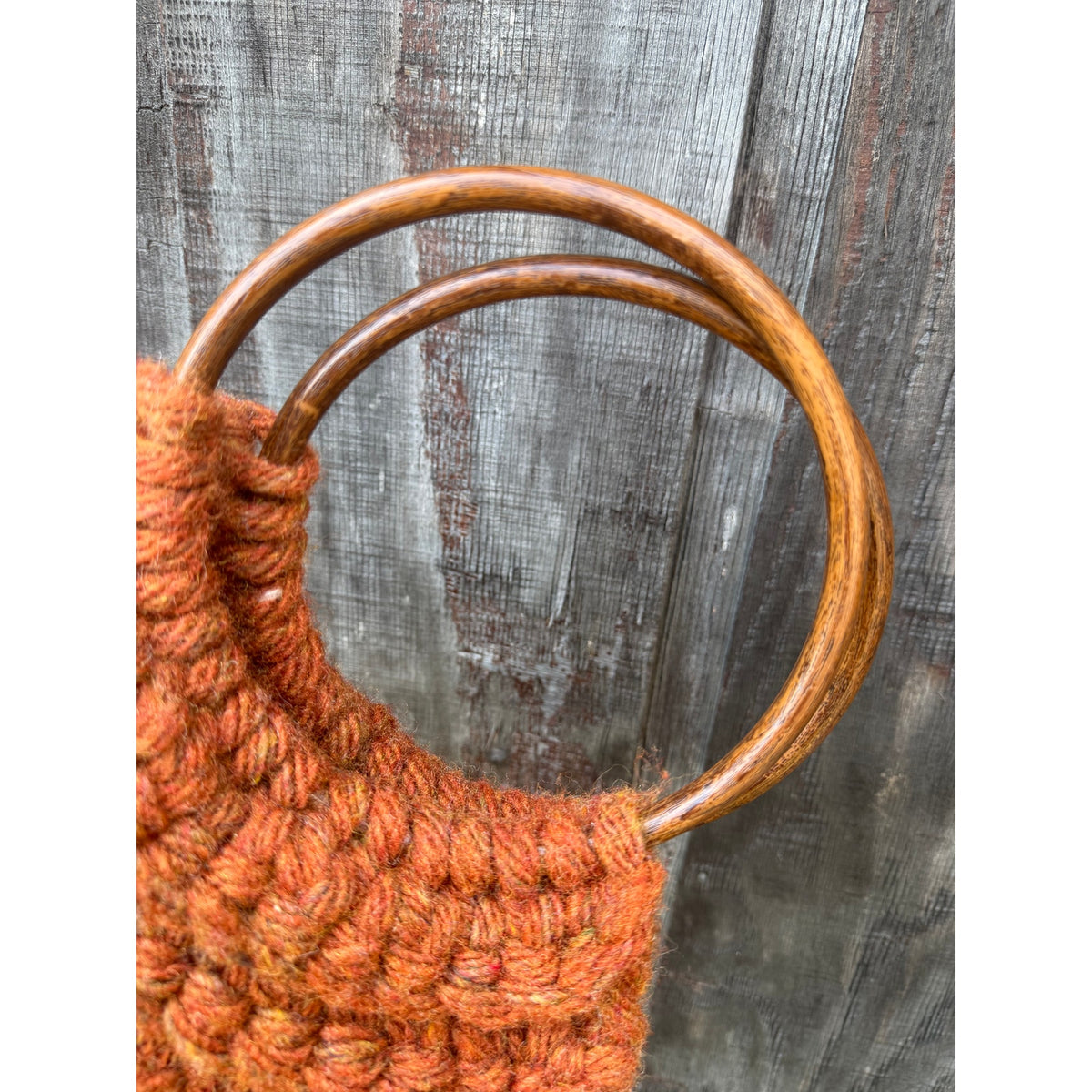 Vintage 70s Crochet Handmade Handbag