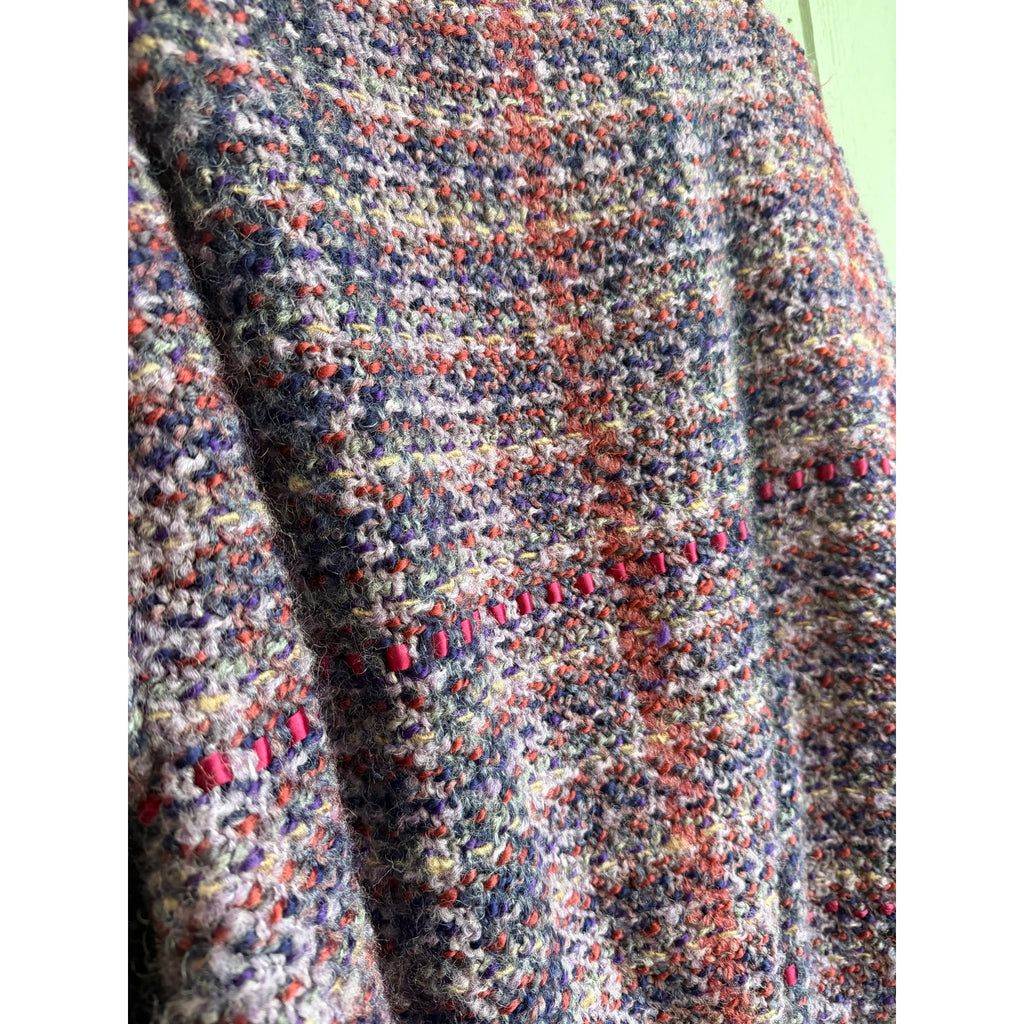 Vintage Tapestries Ireland Zip-Off Sleeve Wool Knit Jacket Sweater Ireland