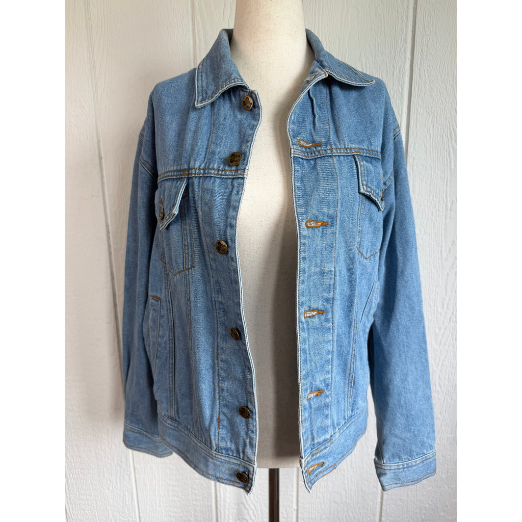 Vintage 90s Mickey Mouse Jean Jacket Disney Y2K Mickey & Co