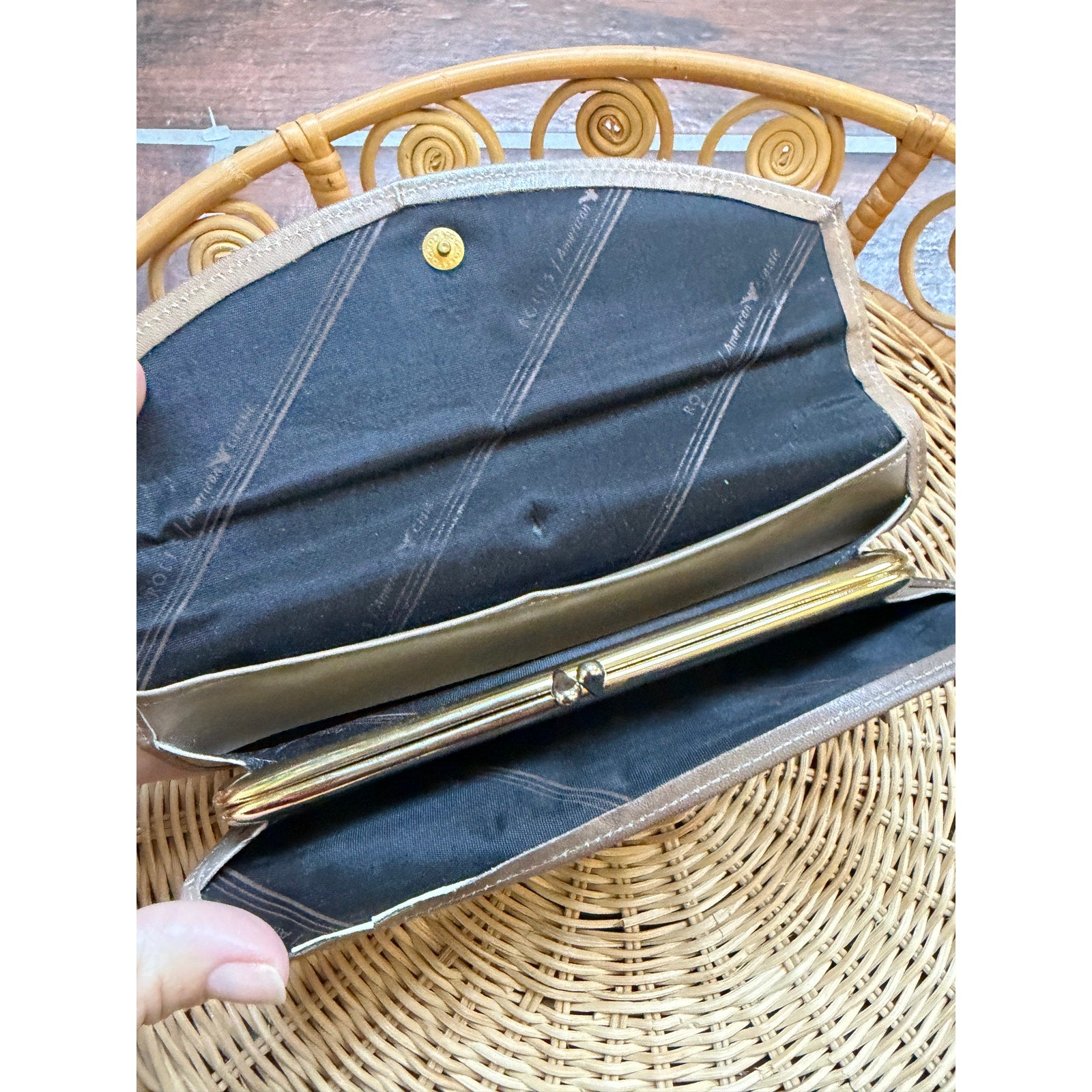 Vintage Cowhide Rolf's Wallet