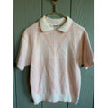 Vintage 90s Alfred Dunner Cottagecore Polo, Pink USA Size XL