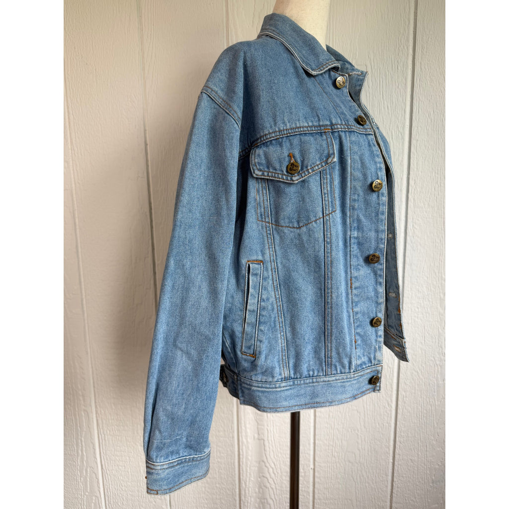 Vintage 90s Mickey Mouse Jean Jacket Disney Y2K Mickey & Co