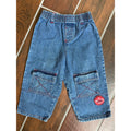 Vintage Sesame Street Elmo Denim Jeans 24 Months Y2K