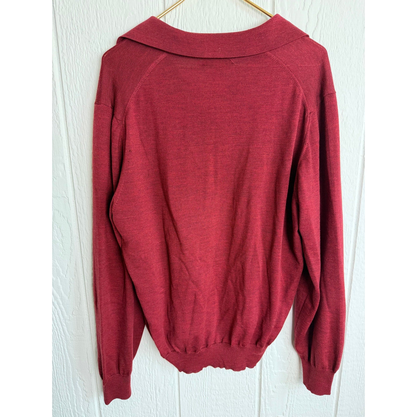 John W Nordstrom Extra Fine Merino Wool Sweater, Medium Italy