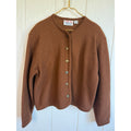 Vintage 60s Tally-Ho 100% Wool Cardigan Button Up, Large