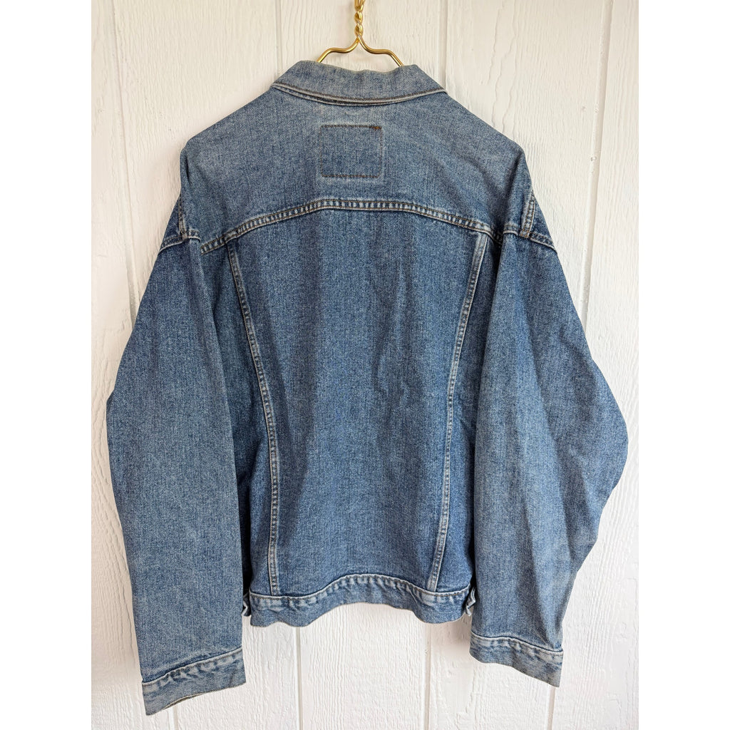 Vintage Levi’s 70507 Denim Trucker Jacket USA Large Oversized 80s 90s Blue Jean