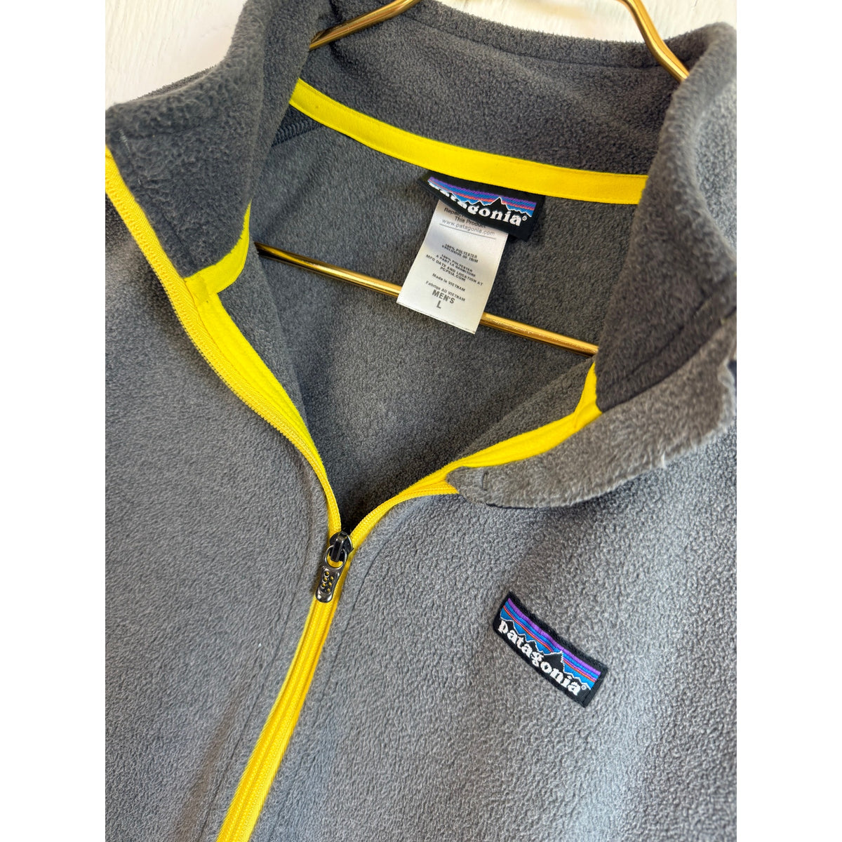 Vintage Patagonia Full Zip Fleece, Large
