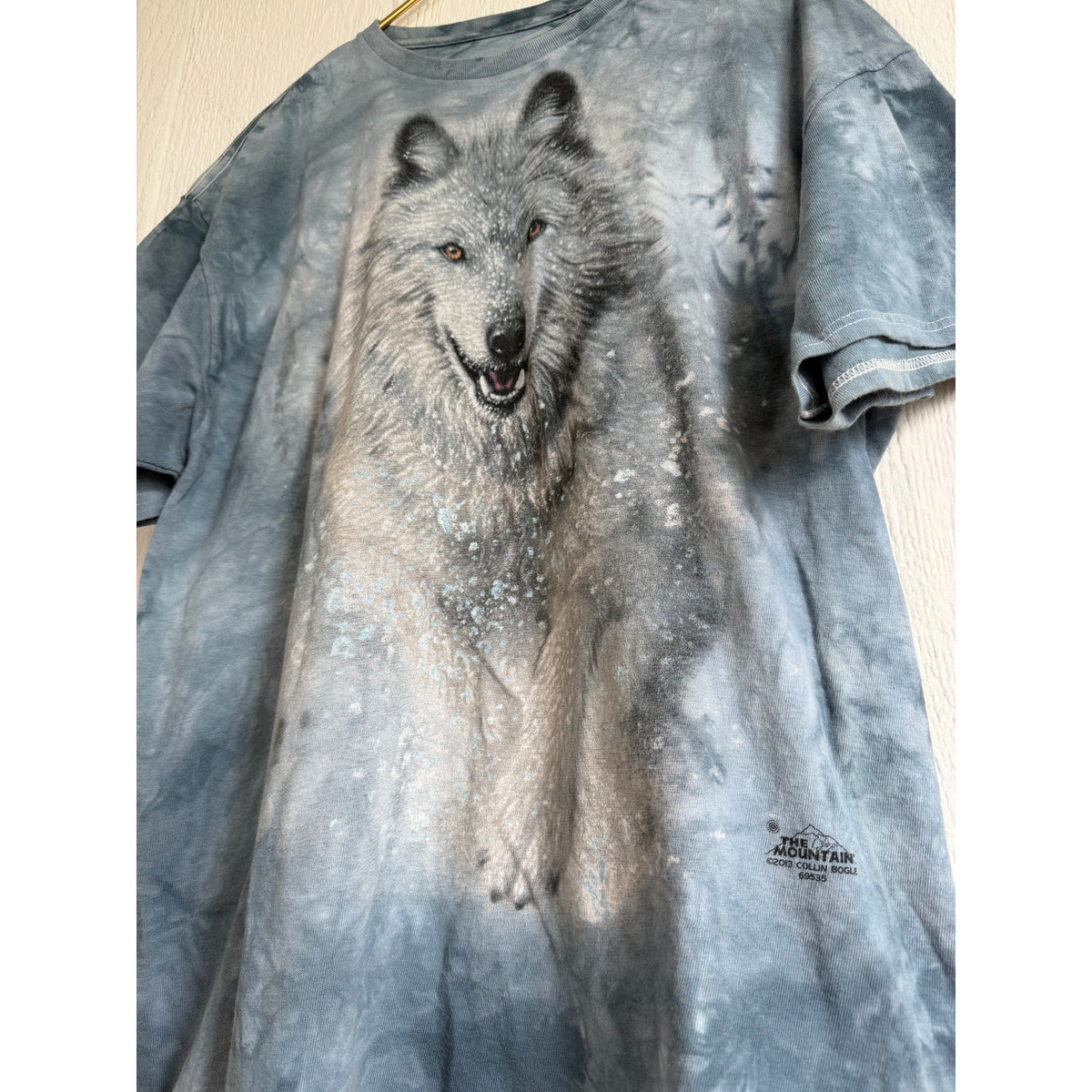 Y2K The Mountain Dye Wolf Tee Nature, XL
