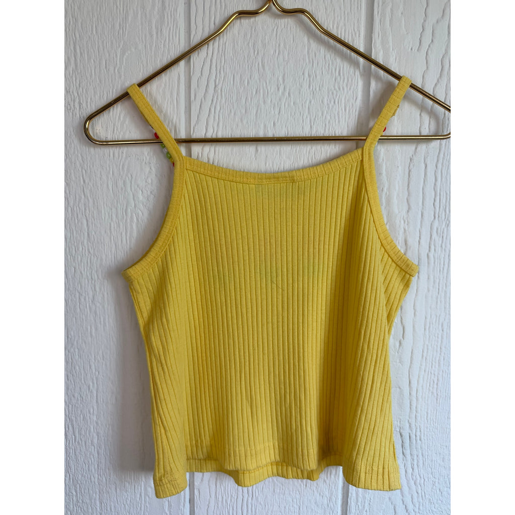 Vintage Y2K California Daisy Embroidered Tank Top