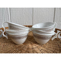 Vintage Corelle Woodland Brown Hook Handle Coffee Tea Cups X6