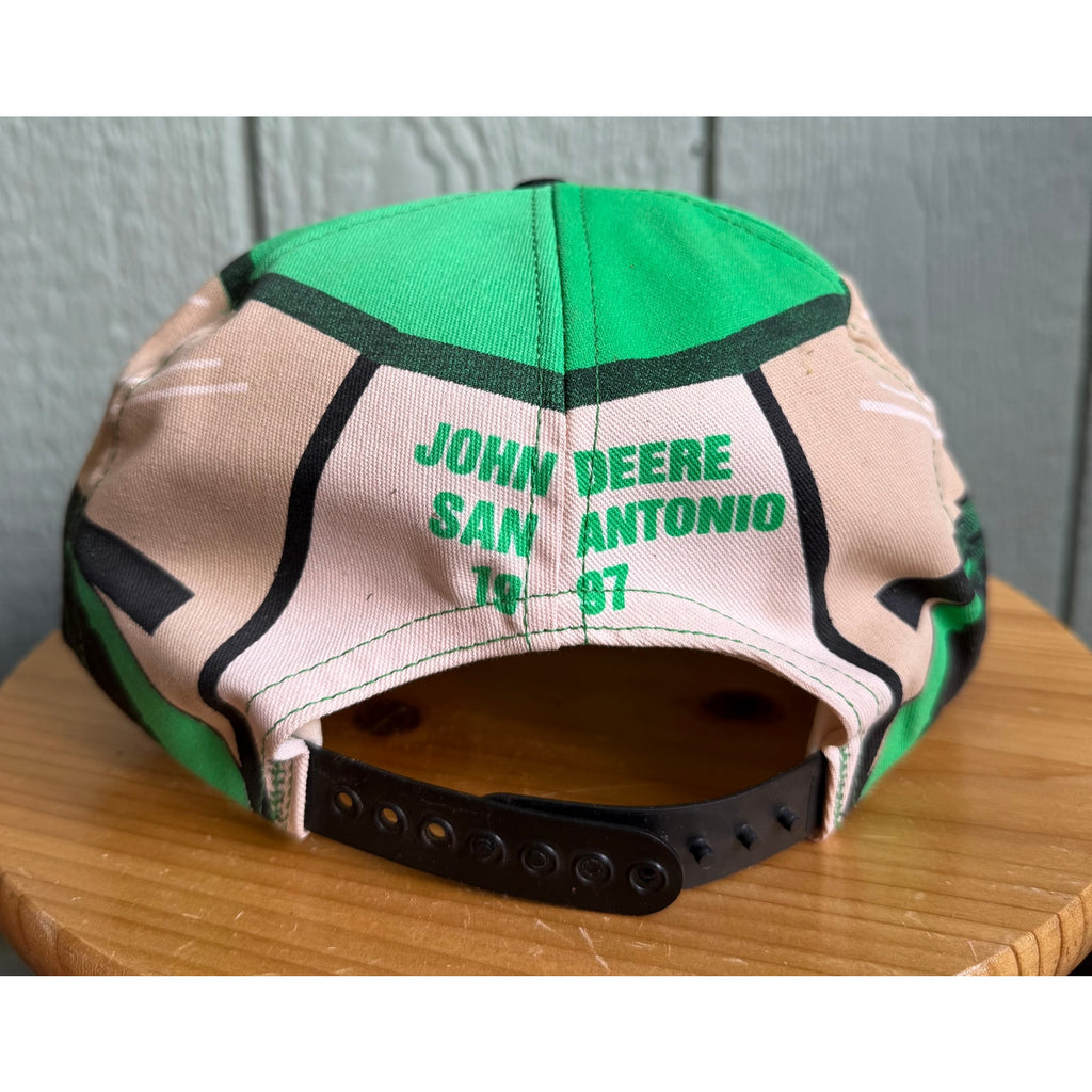 Vintage John Deere "Jennie Deere" Swingster Farmer Hat 1997