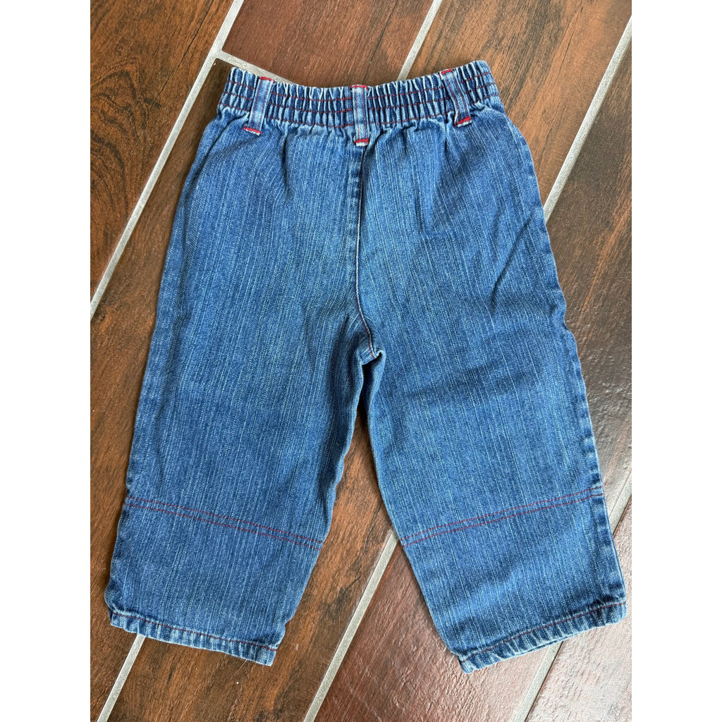 Vintage Sesame Street Elmo Denim Jeans 24 Months Y2K