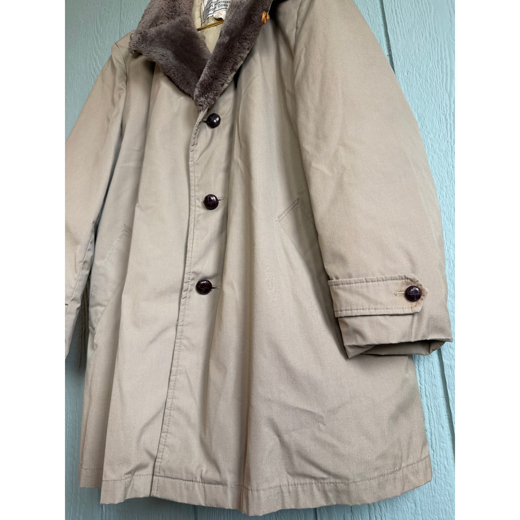Vintage L.L. Bean Goose Down Parka Coat Jacket Made in USA Mens 46 Quilted